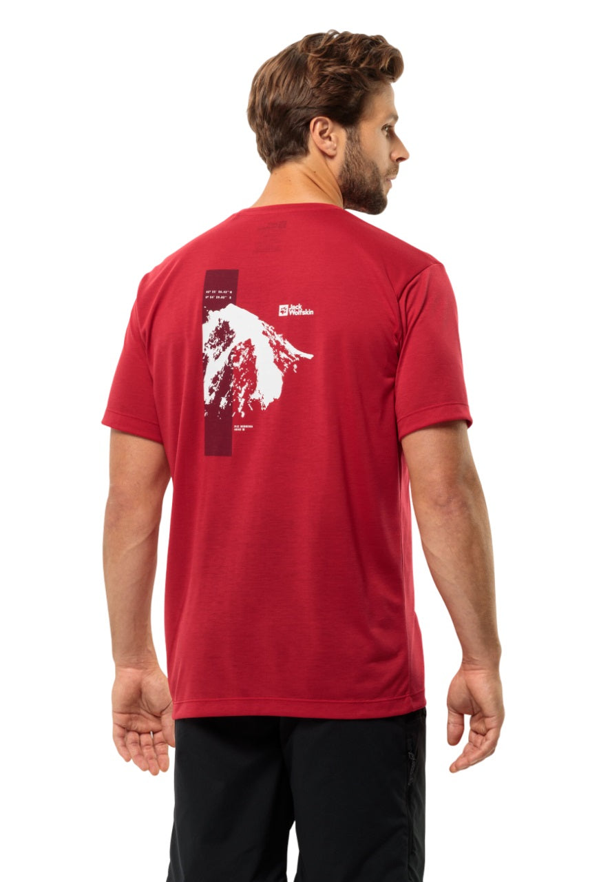 Tricou tehnic barbati Jack Wolfskin Vonnan Graphic